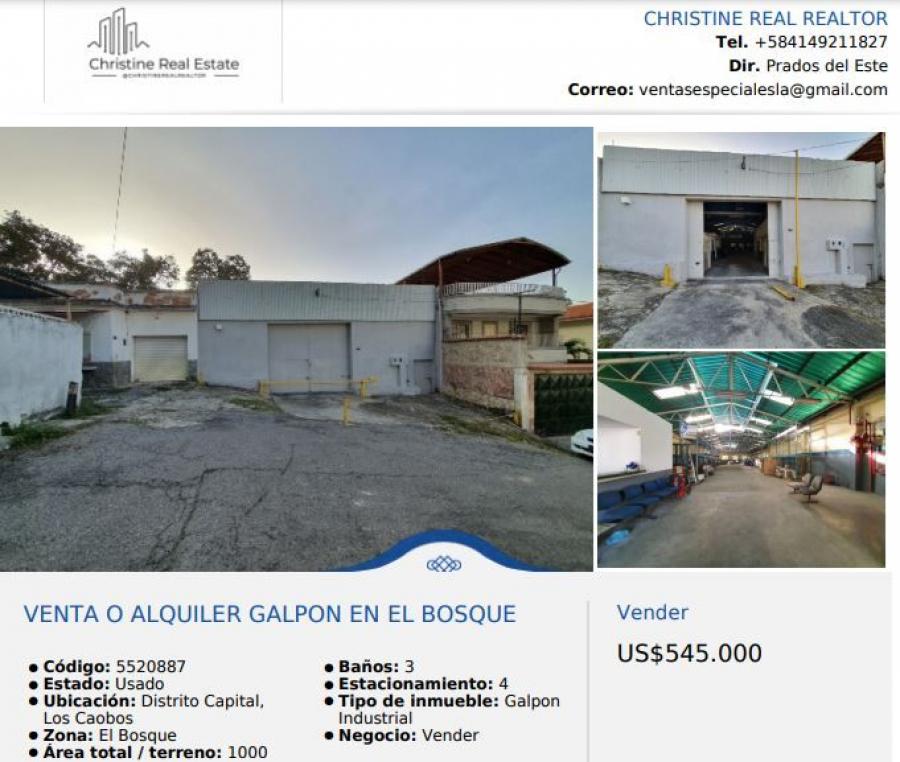 Foto Galpon en Venta en Los caobos, Los caobos, Distrito Federal - U$D 540.000 - GAV212749 - BienesOnLine